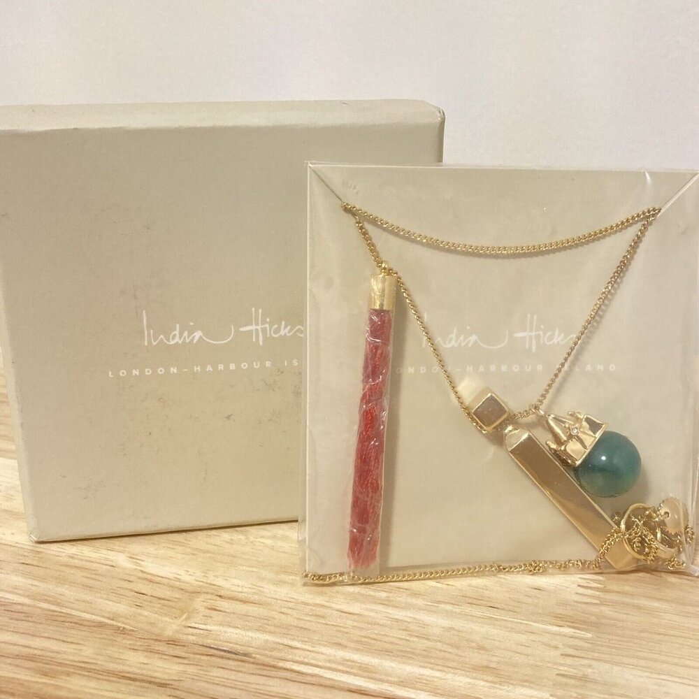 India Hicks Identity Necklace Gold 137417
